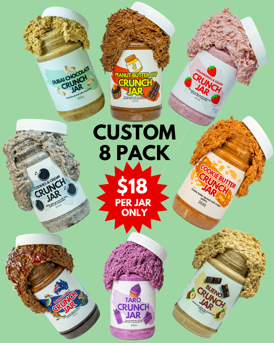 Custom 8 Pack