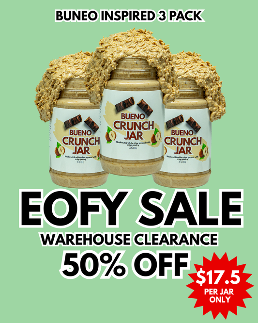 3 Pack Bueno Crunch Jar