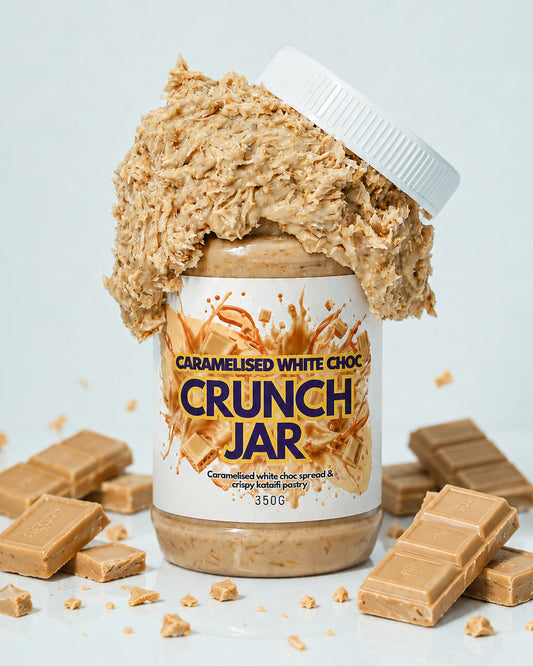 Caramelised White Choc (Caramilk Inspired) Crunch Jar | 350g